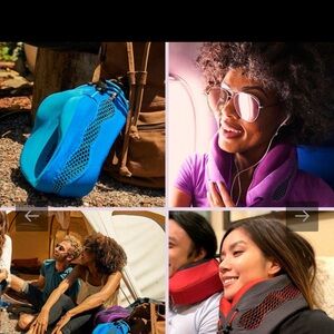 Cabeau Evolution cool the air circulation Blue Travel Neck Pillow